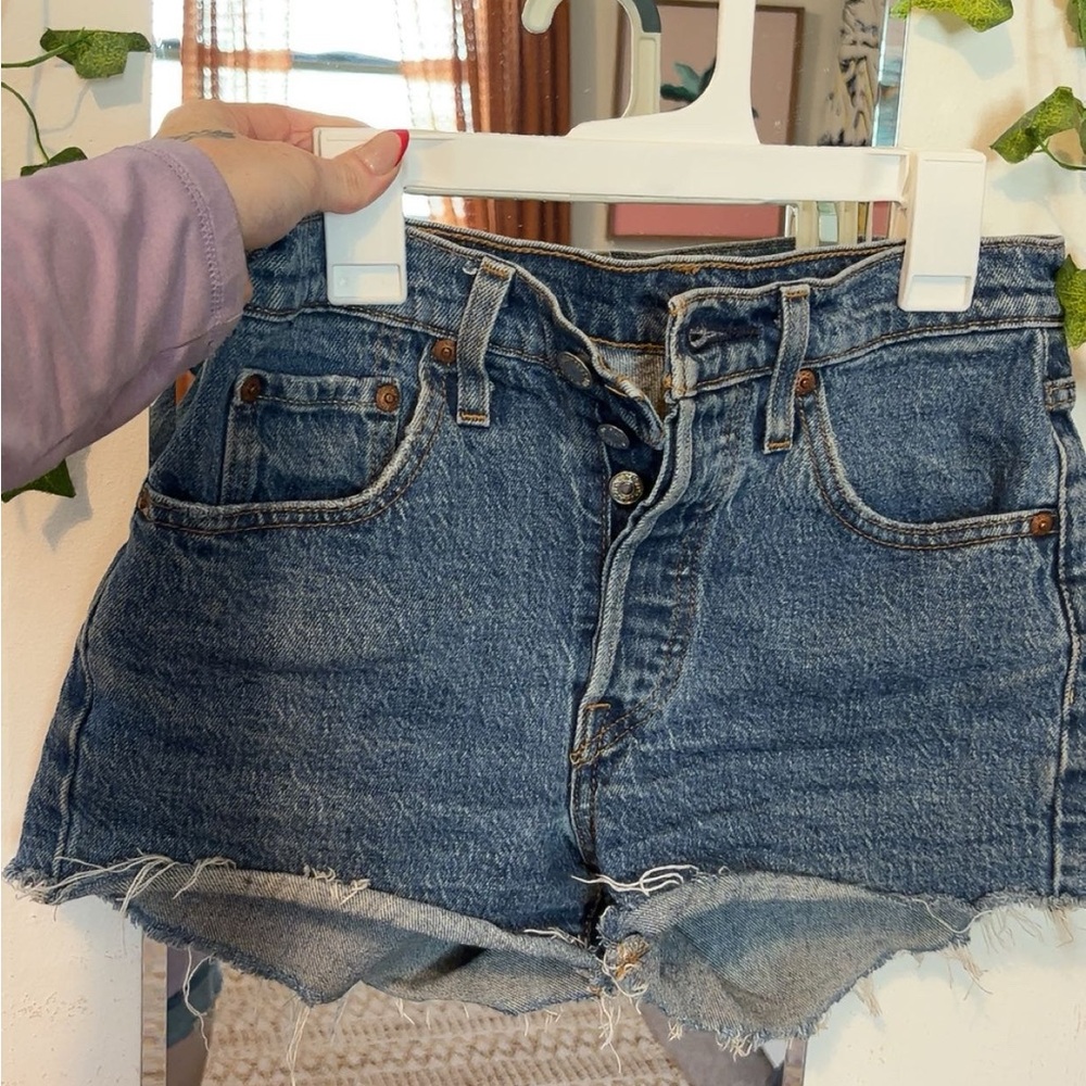 Stylish Blue Denim Jean Shorts